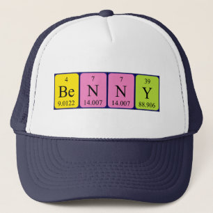 Benny periodic table name hat