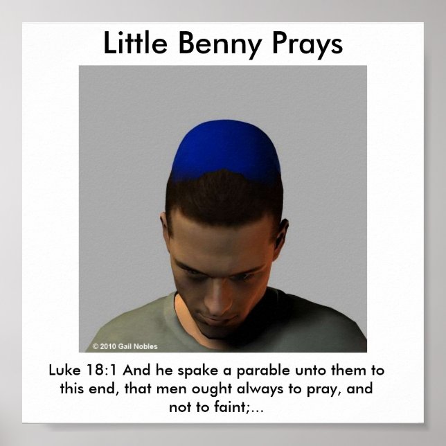 Benny Prays Poster (Front)