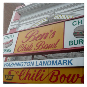 Ben's Chilli Bowl: Iconic DC landmark Ceramic Tile