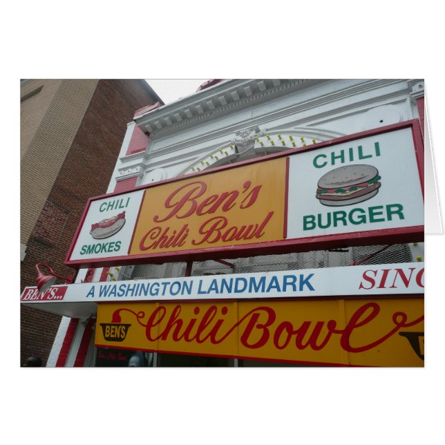 Ben's Chilli Bowl, Washington DC, iconic landmark (Front Horizontal)