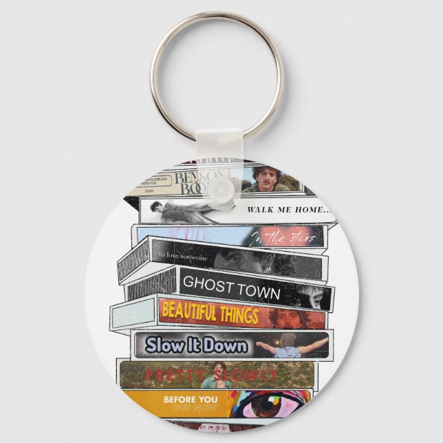 Benson Boone Cassette Tape Key Ring (Front)