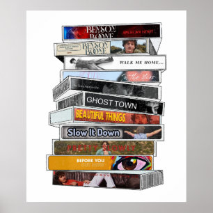 Benson Boone Cassette Tape Poster