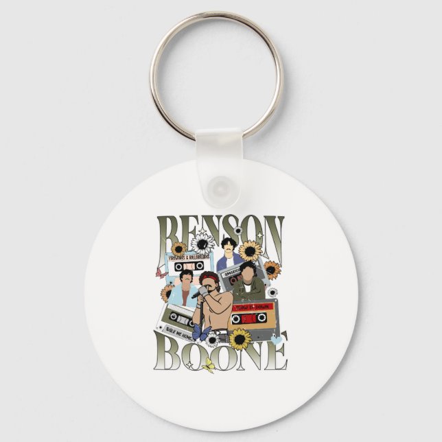 Benson Boone Cassette Tapes  Key Ring (Front)
