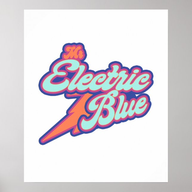 Benson Boone Mr. Electric Blu Poster (Front)