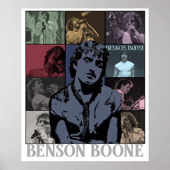 Benson Boone Vintage Tou Poster (Front)