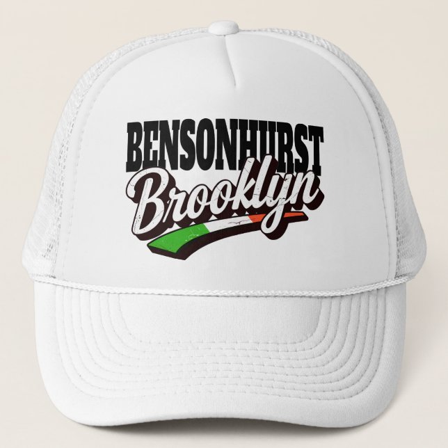 Bensonhurst Brooklyn  Trucker Hat (Front)