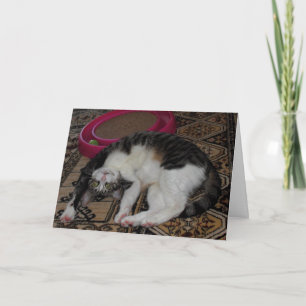 Bent Over Backwards Thank You Card