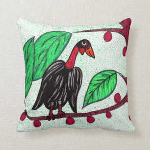 Bentley Buzzard Throw Pillow