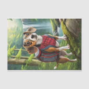 Bentley Explores, Beagle Hiking in Nature Tissue Paper