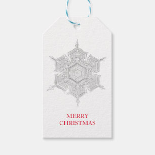 BENTLEY'S SNOWFLAKE MERRY CHRISTMAS GIFT TAG