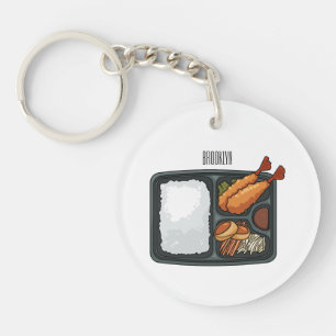 Bento cartoon illustration key ring