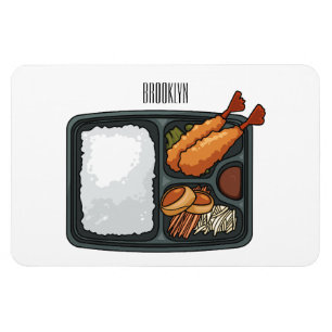 Bento cartoon illustration magnet