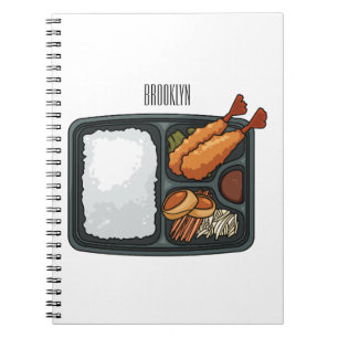 Bento cartoon illustration notebook