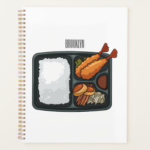 Bento cartoon illustration planner