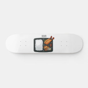 Bento cartoon illustration  skateboard