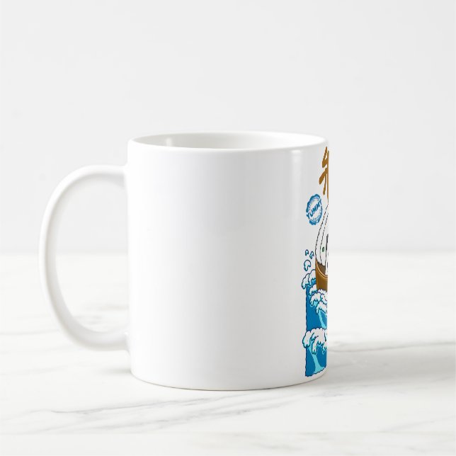 Bento in the Wave  Coffee Mug (Left)