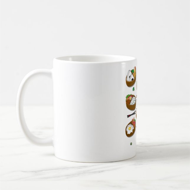 Bento Pattern  Coffee Mug (Left)