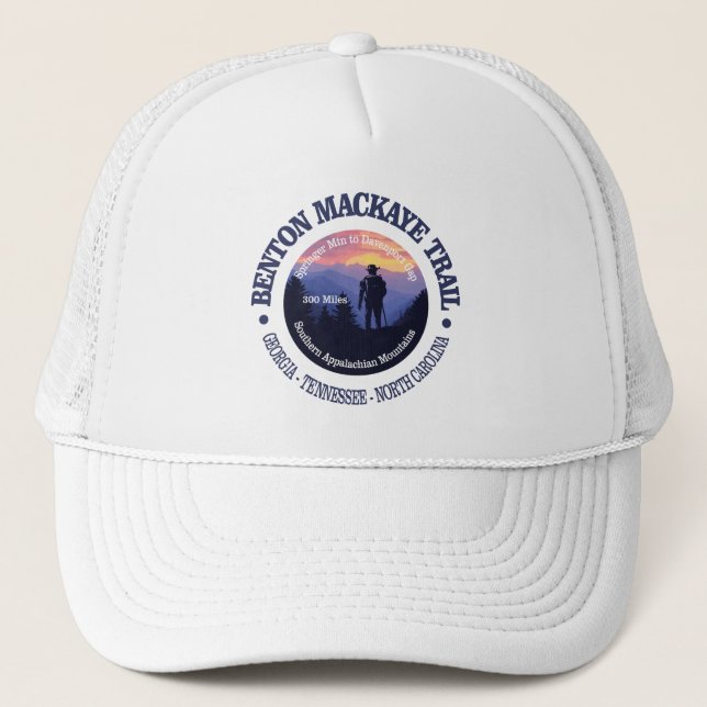 Benton MacKaye Trail (rd2) Trucker Hat (Front)