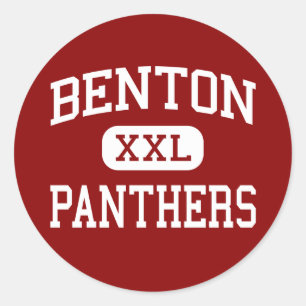 Benton - Panthers - High School - Benton Arkansas Classic Round Sticker