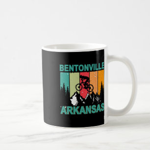 Bentonville Arkansas Vintage Retro 70s Mountain Bi Coffee Mug
