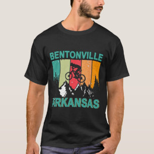 Bentonville Arkansas Vintage Retro 70s Mountain Bi T-Shirt