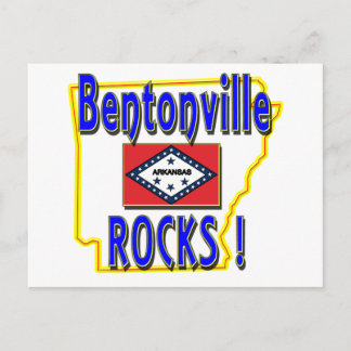 Bentonville Rocks ! (blue) Postcard