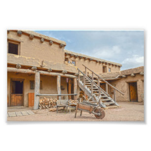 Bent's Old Fort Courtyard, Colorado Photo Print