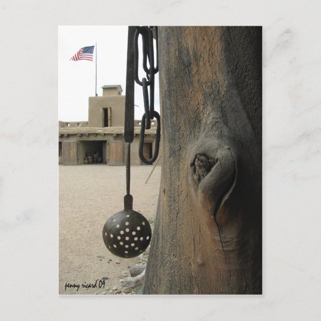 Bents Old Fort Postcard (Front)