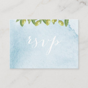 Benvenuti Italia Tuscan Wedding RSVP Enclosure Card