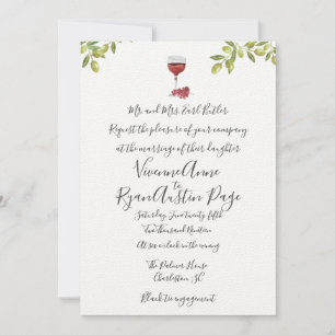 Benvenuti Italia Wedding Invitation