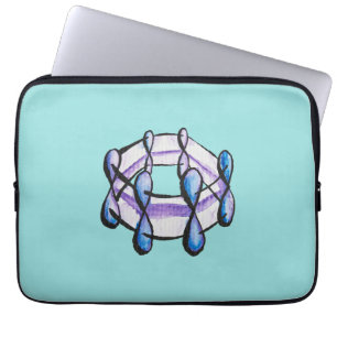 Benzene Molecule Organic Chemistry Student Teacher Laptop Sleeve