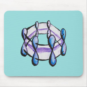 Benzene Molecule Organic Chemistry Student Teacher Mouse Pad