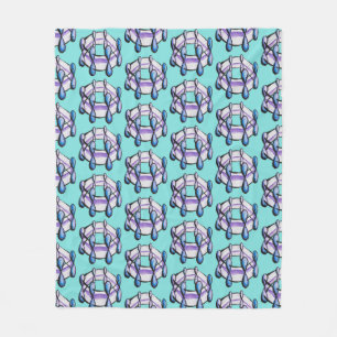 Benzene Molecule Pattern Organic Chemistry Art Fleece Blanket