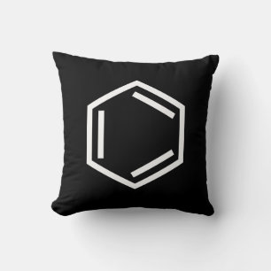 BENZENE RING SYMBOL CUSHION