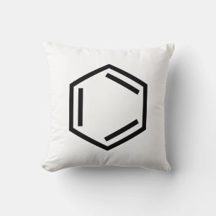 BENZENE RING SYMBOL CUSHION
