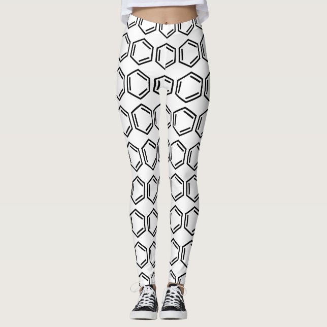 BENZENE RING SYMBOL LEGGINGS (Front)