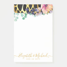 BEORGANIZED Our Love Story Leopard Print Gold