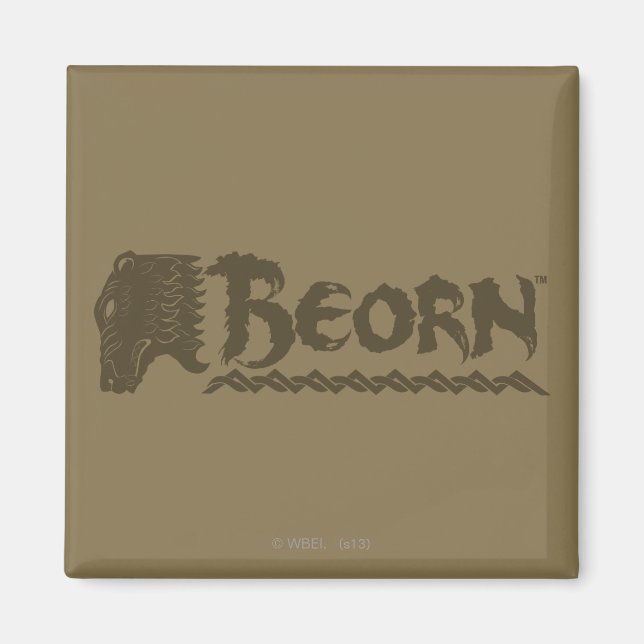 BEORN™ Bear Head Name Magnet (Front)