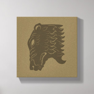 BEORN™ Bear Head Symbol Canvas Print