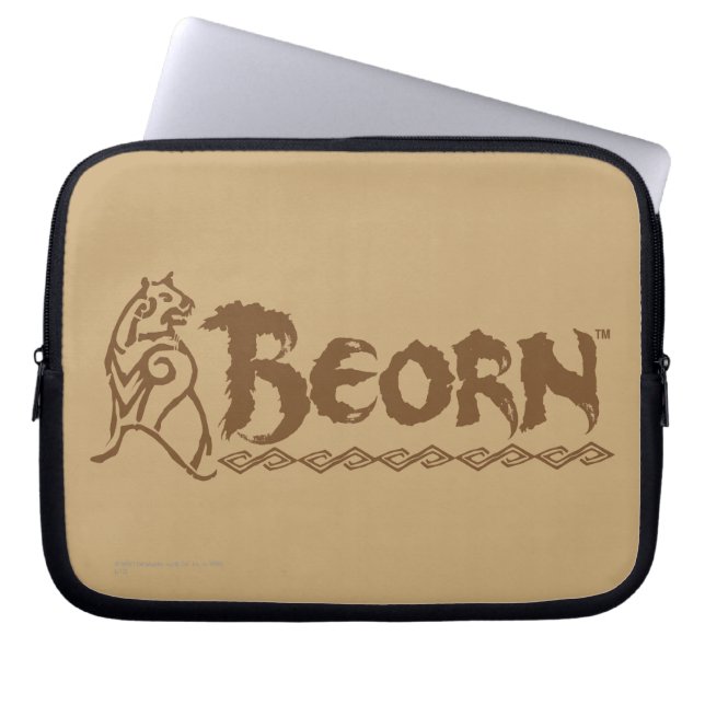 BEORN™ Bear Name Laptop Sleeve (Front)