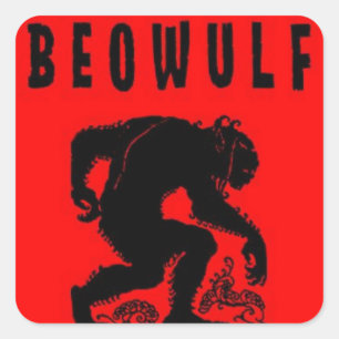 Beowulf - Grendel Square Sticker