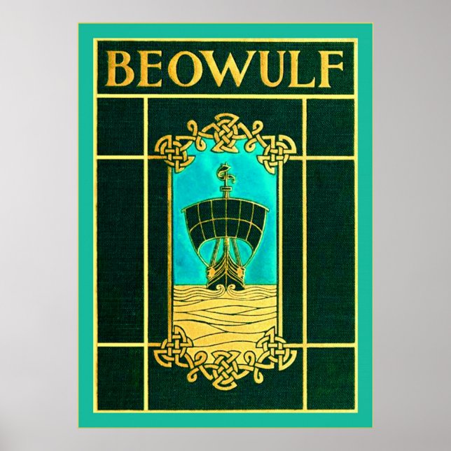 Beowulf ~ Vintage Book Cover Poster (Front)