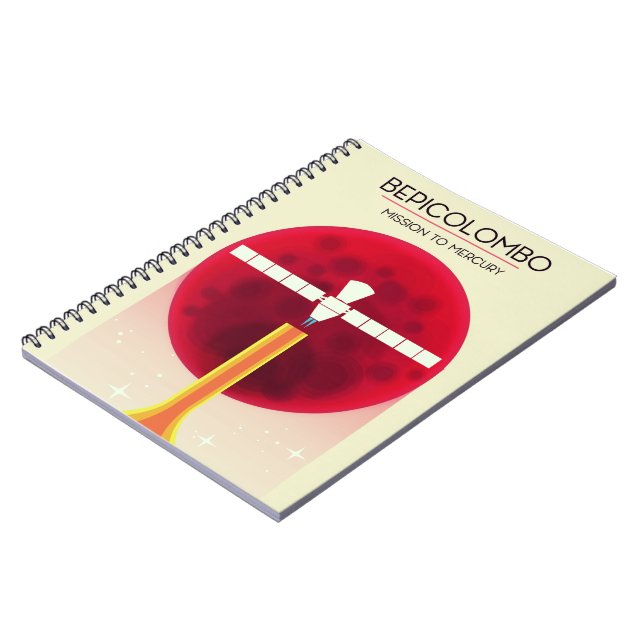 BepiColombo mission to Mercury Notebook (Left Side)