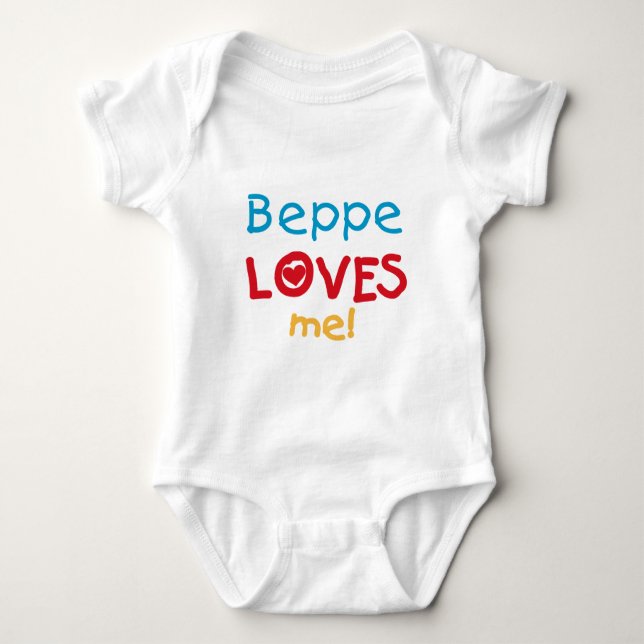Beppe Loves Me T-shirts and Gifts (Front)