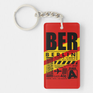 BER Berlin Airport Key Ring