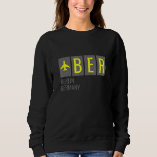 Ber Berlin Germany Airport Code Sweatshirt