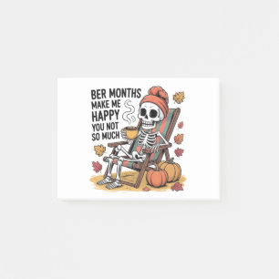 Ber Months Make Me Happy You Not So Much Xmas Post-it Notes