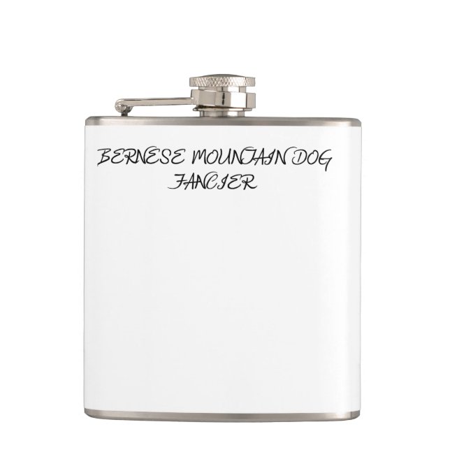 ber mt dog fancier hip flask (Front)