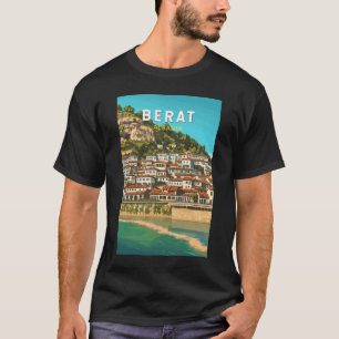 Berat Albania Travel Art Vintage T-Shirt