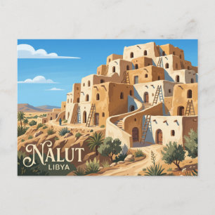 Berber Ghorfa Libya Postcard